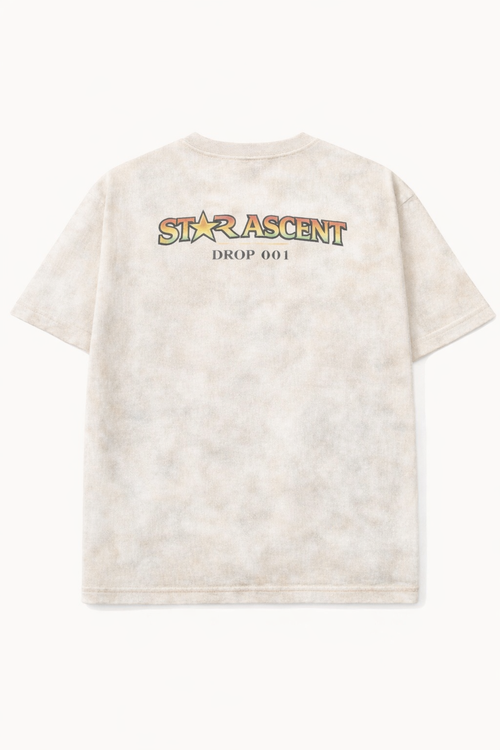 ST★R ASCENT™ “REACH FOR ASCENT” TEE (VINTAGE CREAM) - DROP 001