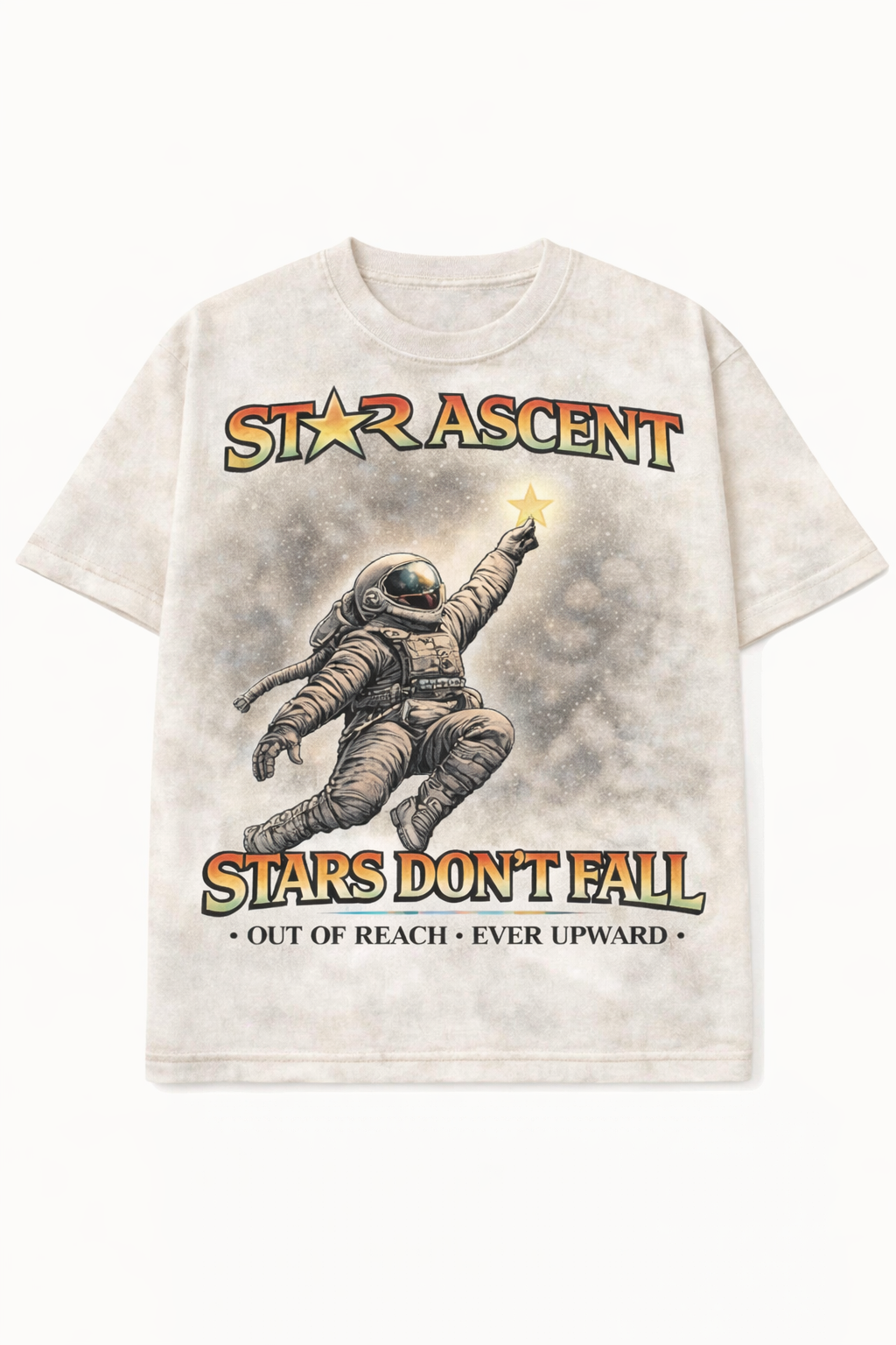 ST★R ASCENT™ “REACH FOR ASCENT” TEE (VINTAGE CREAM) - DROP 001